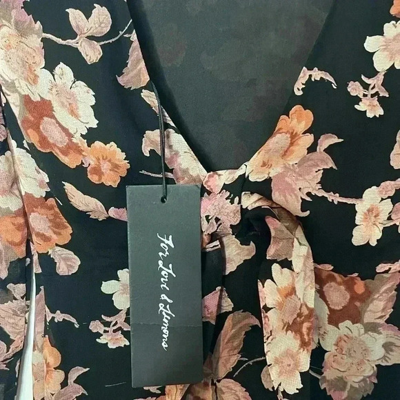 NWT For Love & Lemons Autumn Maxi Dress Size Small - Picture 8 of 13